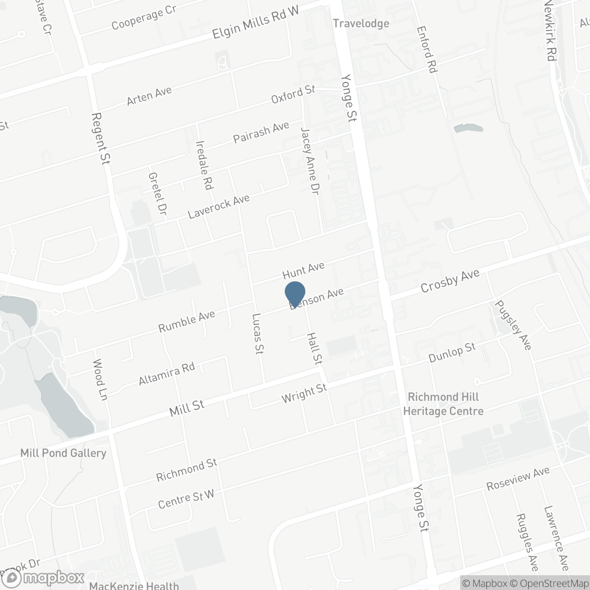 77 BENSON AVENUE, Richmond Hill, Ontario L4C 4E5